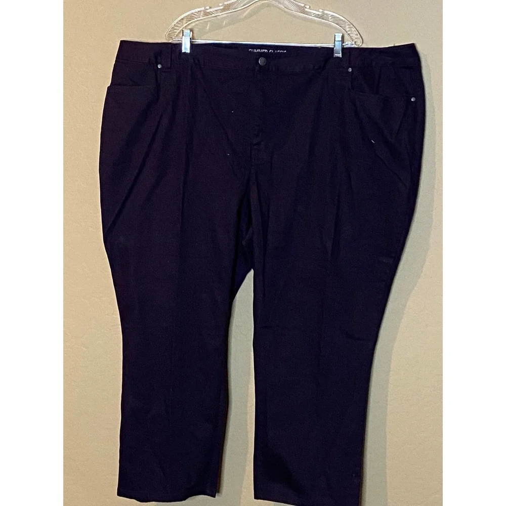 Catherines Summer Classic Cotton Denim Straight Leg Jeans - Size 30WP - Petite - Picture 2 of 7